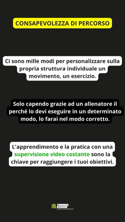 Consapevolezza di percorso e supervisione video
